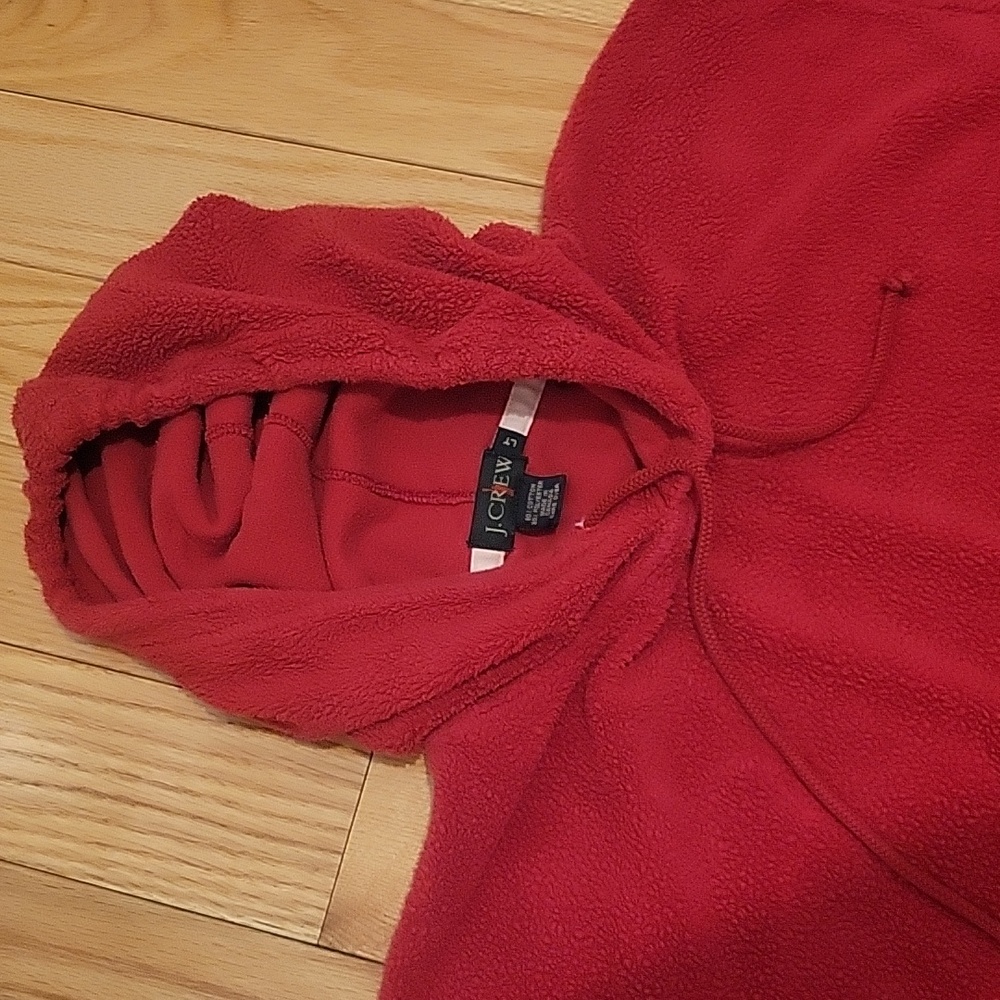 JCrew pullover fleece hoodie